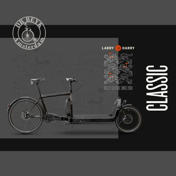 Bullitt bakfiets Classic zwart