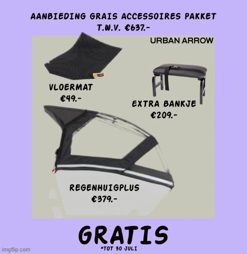 Urban Arrow Accessoires Pakket