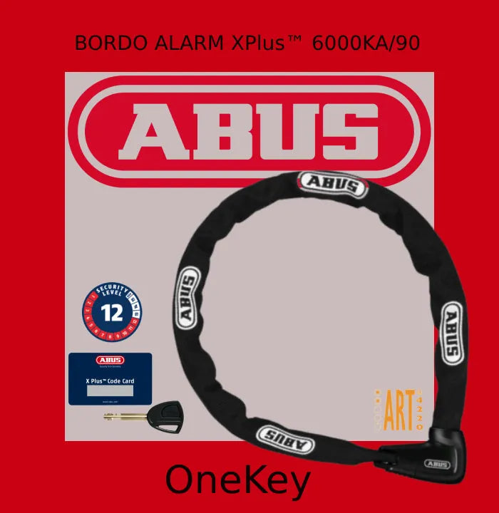 Abus Steel-O-Chain™ 9809K One Key – DrBeyk Online