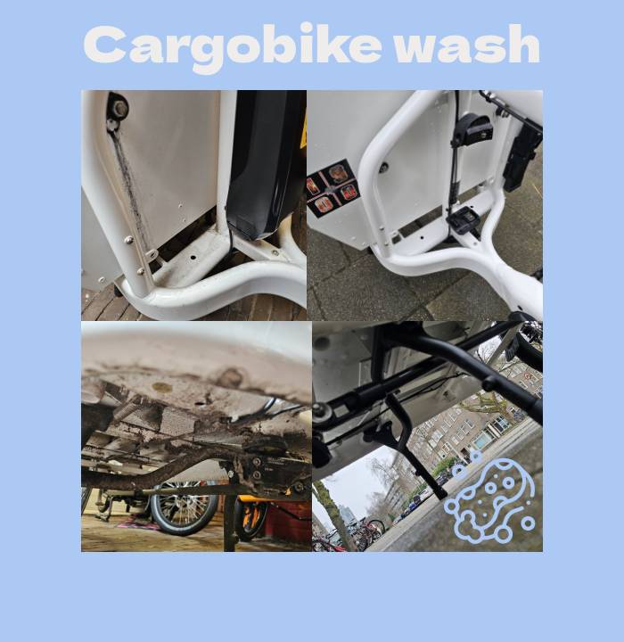 Bakfiets Wassen en Schoonmaken